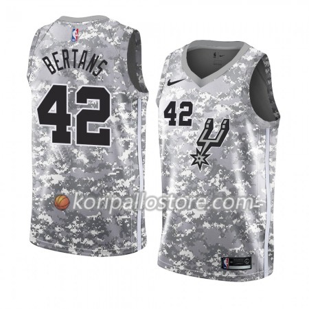 San Antonio Spurs Davis Bertans 42 2018-19 Nike Harmaa Miesten Pelipaidat Swingman 